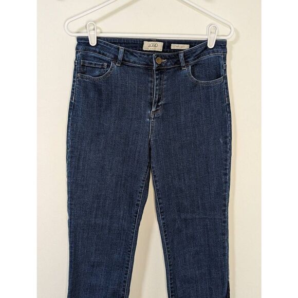 LOGO Lori Goldstein Straight Leg Raw Hem Jeans - Size 6 - Picture 2 of 8